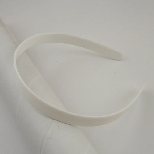 20PCS 14mm 12mm 10mm Black White Plain Plastic Flat Hair Headbands Eco-Friendly Material No Teeth Hair Hoops Base Hairbands DIY