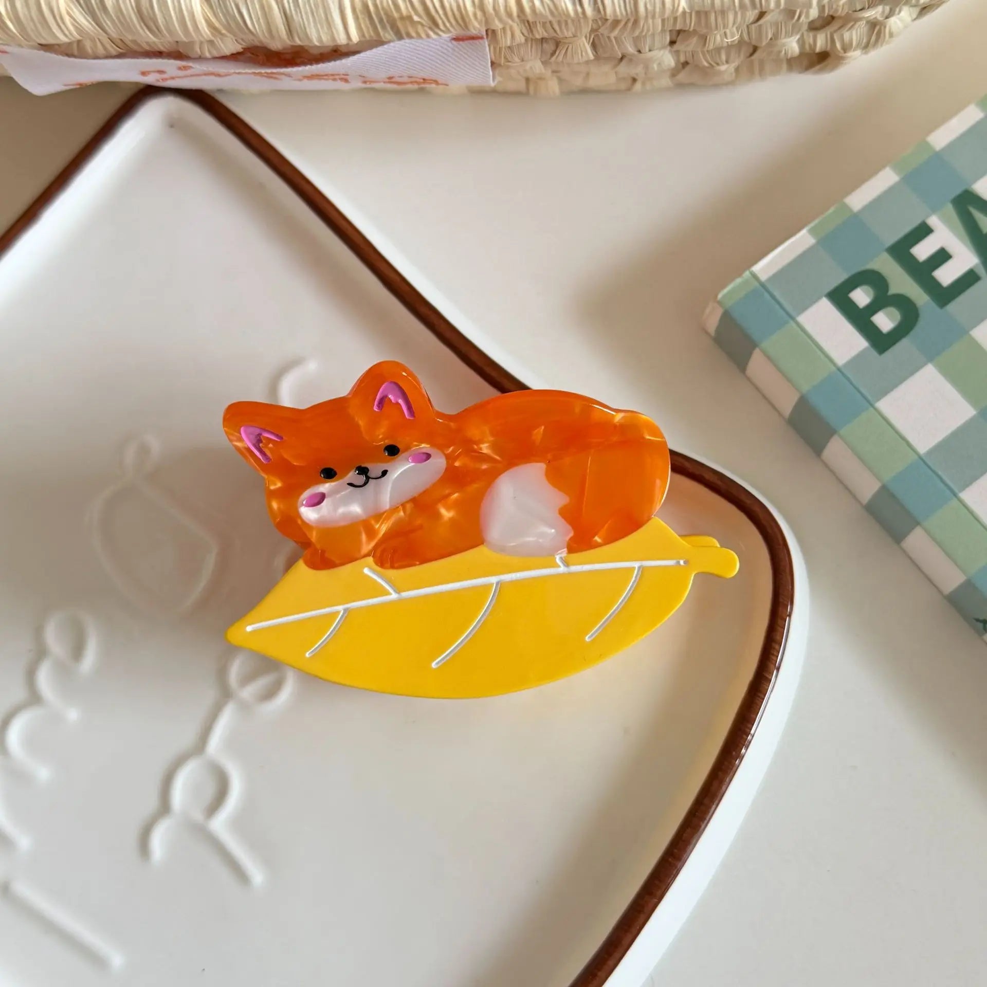 Refreshing World Hair Claw Forest Park Residents Cute Animals Eco-friendly Hair Claw Clips Hair Accessories for Women Girls