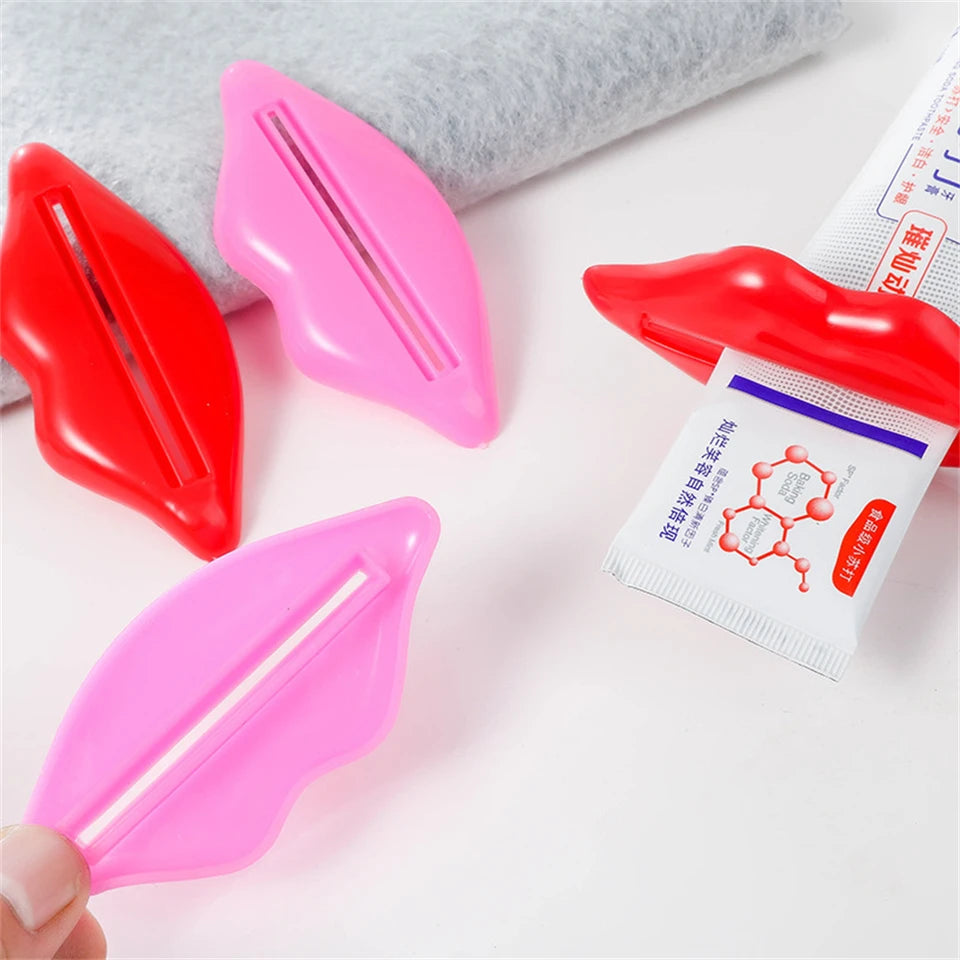 100pcs Lips Plastic Toothpaste Squeezer